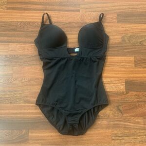 Instant Shape Dr. Robert Rey Women’s Sz 38C Black Bodysuit Body Shaper
